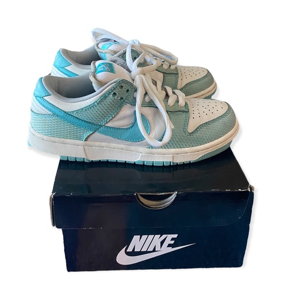 Nike SB Dunk Low High Hare Blue & White Retro OG - Picture 4 of 13
